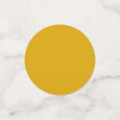 Confettis Jaune Moutarde (Petit recto)