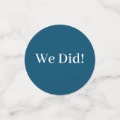 Confettis Je fais Fête des mariées Fiançailles BBQ (Petit recto)