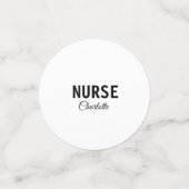 Confettis Je suis infirmière médecin expert ajouter votre no (Petit recto)