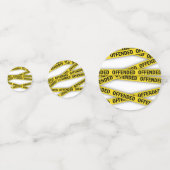 Confettis Je suis offensé que la police ne croise pas (Derrière)