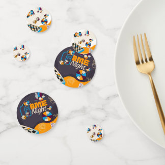 Confettis Jeu Nuit Décorations Thématiques Fête