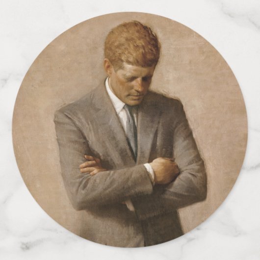 Confettis John Kennedy Portrait de la Maison-Blanche préside (Grand verso)