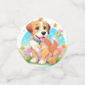 Confettis Joli chiot (Petit recto)