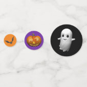 Confettis Joli Halloween en caricature (Devant)