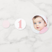 Confettis JOLIE KITTY Personnalisé Chat Anniversaire Photo (Devant)