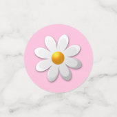 Confettis Jolie licorne rose Anniversaire (Petit recto)