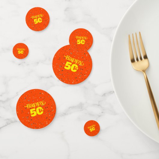 CONFETTIS JOLIE ORANGE (Groupe)