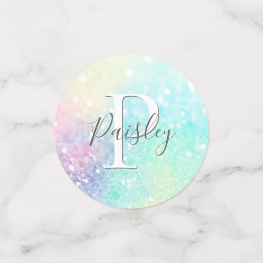 Confettis Jolie Parties scintillant Holographique Iridescent (Petit recto)