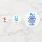 Confettis Jolie Petits Monstres Décorations d'anniversaire (Devant)