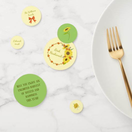 Confettis Jolie Rosh Hashanah (Groupe)