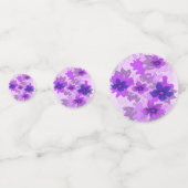 Confettis Jolies fleurs violettes (Derrière)