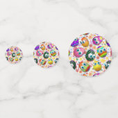 Confettis Jolis œufs de Pâques de dessin animé drôles (Derrière)