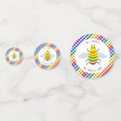 Confettis Jote LGBT Fier Arc-en-Ciel Mariage et Fleurs (Derrière)