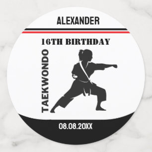 Confettis Joueur de Taekwondo, Cadeau d'anniversaire, Karate