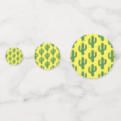 Confettis Jour des morts heureux Cactus Patterned (Devant)