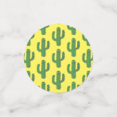 Confettis Jour des morts heureux Cactus Patterned (Petit recto)