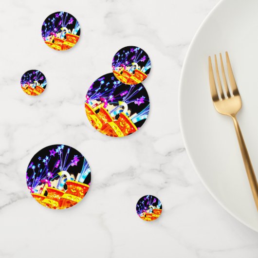 Confettis Joyeuse étoile éclate (Groupe)