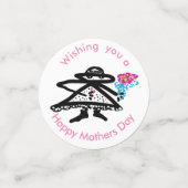 Confettis Joyeuse fête de la Fête des mères (Petit recto)