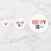 Confettis Joyeux 18e (Derrière)
