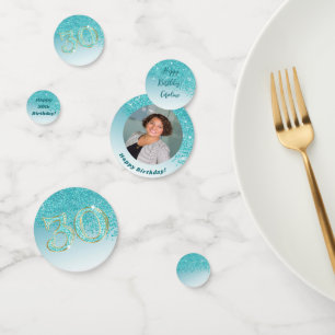 Confettis Joyeux 30e anniversaire chic Parties scintillant b