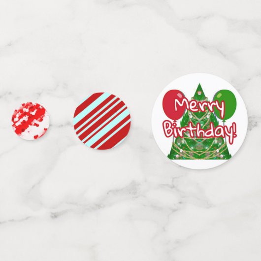 Confettis Joyeux anniversaire (Derrière)