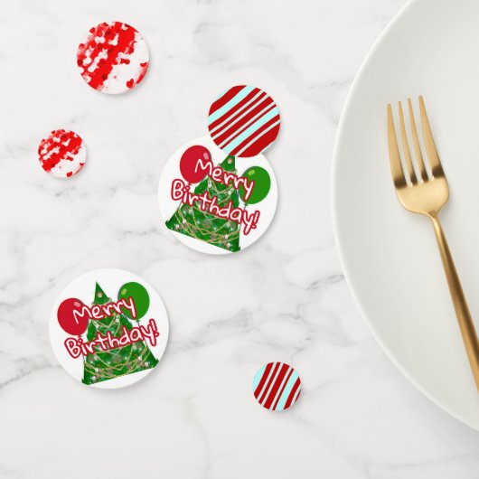 Confettis Joyeux anniversaire (Groupe)