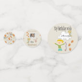 Confettis Joyeux anniversaire à la recherche d'un chien (Derrière)