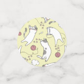 Confettis Joyeux Anniversaire Chat Mignon (Petit recto)