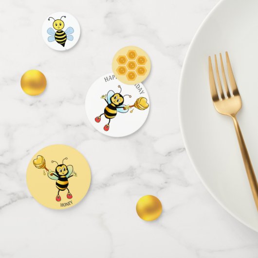 Confettis Joyeux Anniversaire Chère Bumblebee (Groupe)
