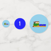 Confettis Joyeux Anniversaire Colorful Garçon sur le thème d (Devant)