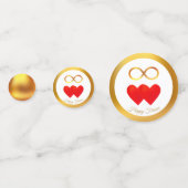 Confettis Joyeux anniversaire de Mariage (Devant)