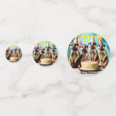 Confettis Joyeux anniversaire de Meerkat, (Derrière)