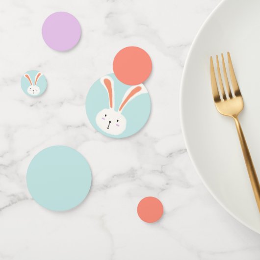 Confettis Joyeux arbre amis Bunny Happy petit lapin lapin (Groupe)