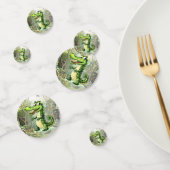 Confettis Joyeux Crocodile sauvage arbres de la jungle belle (Groupe)