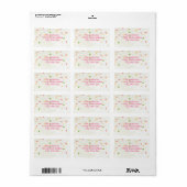 Confettis Joyeux - Étiquette d'adresse (Feuille entière)