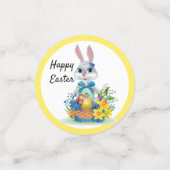Confettis Joyeux Le Lapin de Pâques (Petit recto)