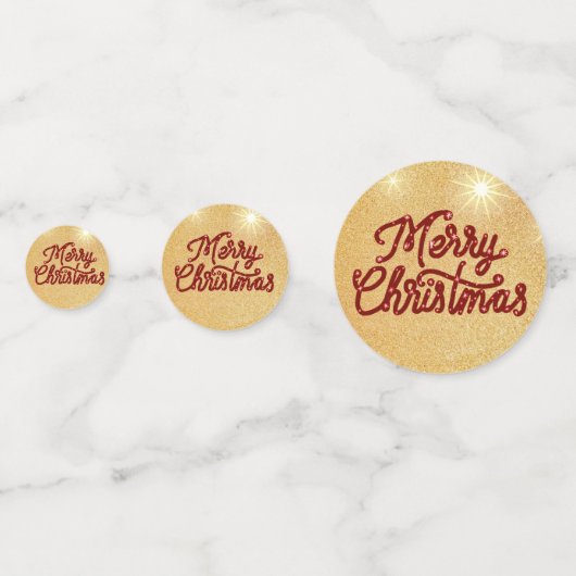 Confettis Joyeux Noël (Devant)