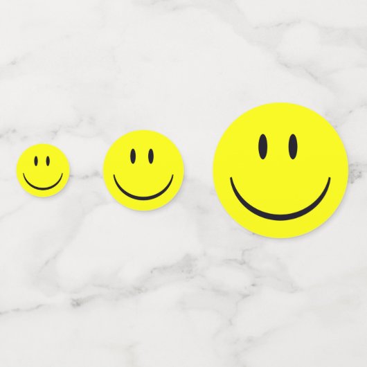 Confettis Joyeux visage (Devant)