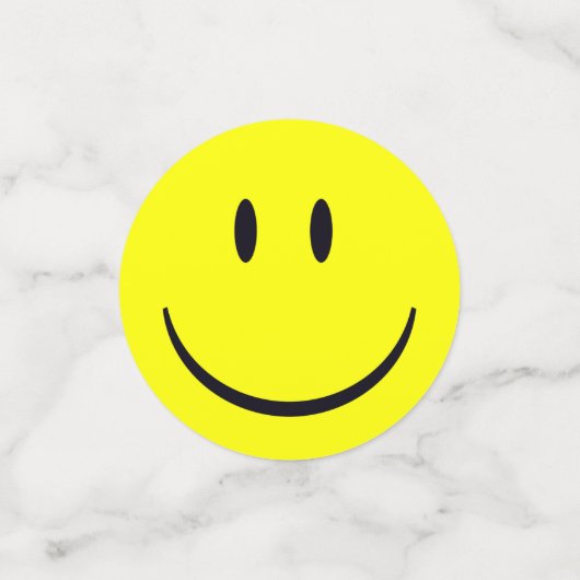 Confettis Joyeux visage (Petit recto)