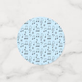 Confettis Juste Noté Bleu (Petit recto)
