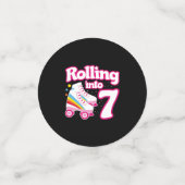 Confettis Kids Skate Party - 7e anniversaire - Roller Skate (Petit recto)