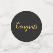 Confettis Kiss My Class - photo au revoir (Petit recto)