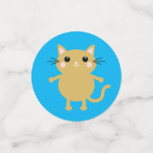 Confettis Kitty Chat Anniversaire Fête Enfants (Petit recto)