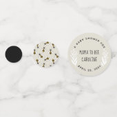 Confettis La maman rustique à être Baby shower Table Confett (Derrière)