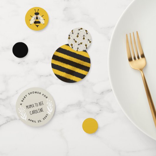 Confettis La maman rustique à être Baby shower Table Confett (Groupe)