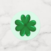 Confettis La Saint-Patrick Shamrocks & Lutins Mignons (Petit recto)