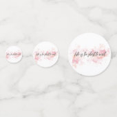 Confettis La vie est trop courte pour attendre (Derrière)