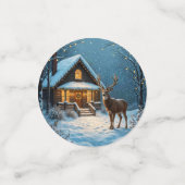 Confettis La visite de Noël enneigée de Big Buck (Petit recto)