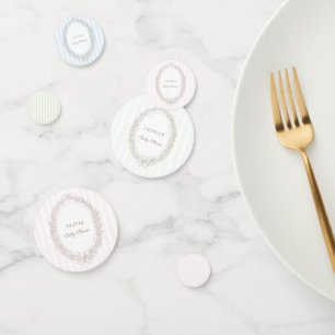 Confettis Laduree French Caffee Bonjour Bebe Green Stripe