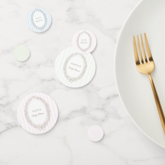 Confettis Laduree French Caffee Bonjour Bebe Green Stripe (Groupe)